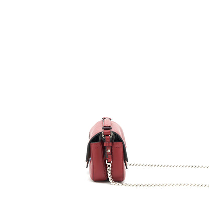 Fendi Micro Monster Baguette Purse red