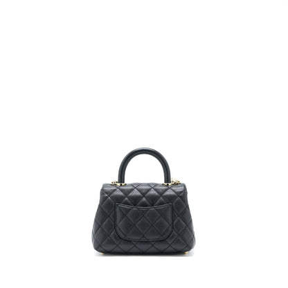 Chanel Extra Mini Coco Handle Caviar Black LGHW