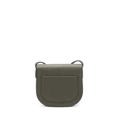Celine Small Trotteur Purse grained calfskin Olive green