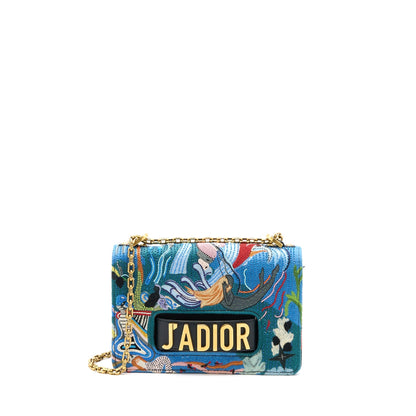 Dior Jâadior Flap Purse Embroidery / Calfskin Multicoloured