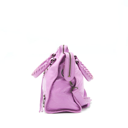 Balenciaga Classic City Purse Purple