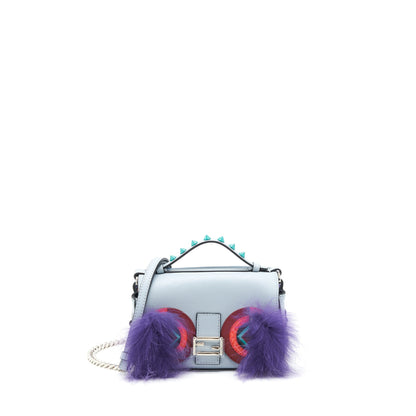 Fendi Micro Baguette Monster Double sided Purse Multi colour