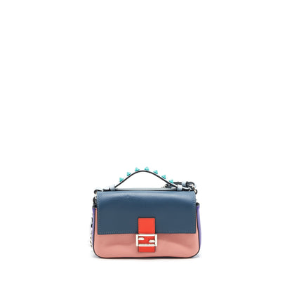 Fendi Micro Baguette Monster Double sided Purse Multi colour
