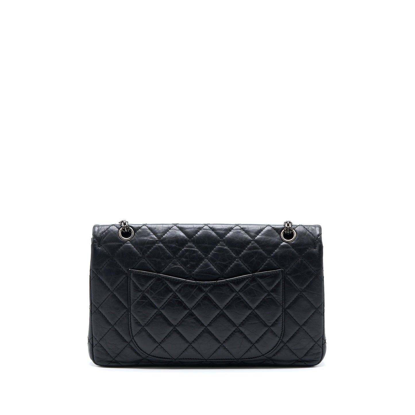 Chanel 2.55 Reissue 227 Aged Calfskin Black Ruthenium SHW