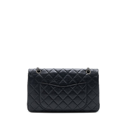 Chanel 2.55 Reissue 227 Aged Calfskin Black Ruthenium SHW