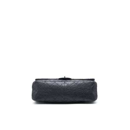 Chanel 2.55 Reissue 227 Aged Calfskin Black Ruthenium SHW