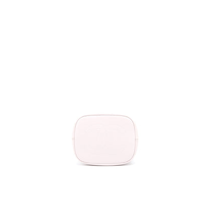 Chanel Drawstring Bucket Bag Lambskin Light Pink GHW