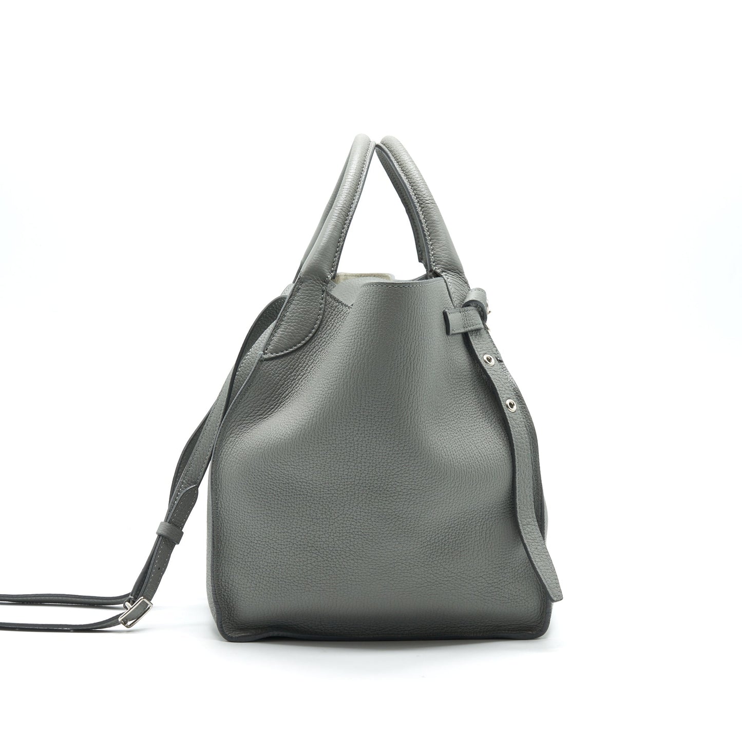 Celine Small Big Purse with Long Strap Grey