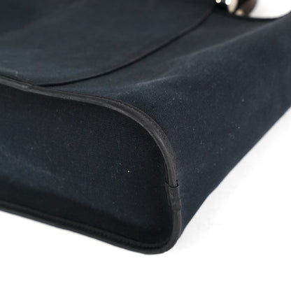 Hermes Canvas Bag Black - M Stamp