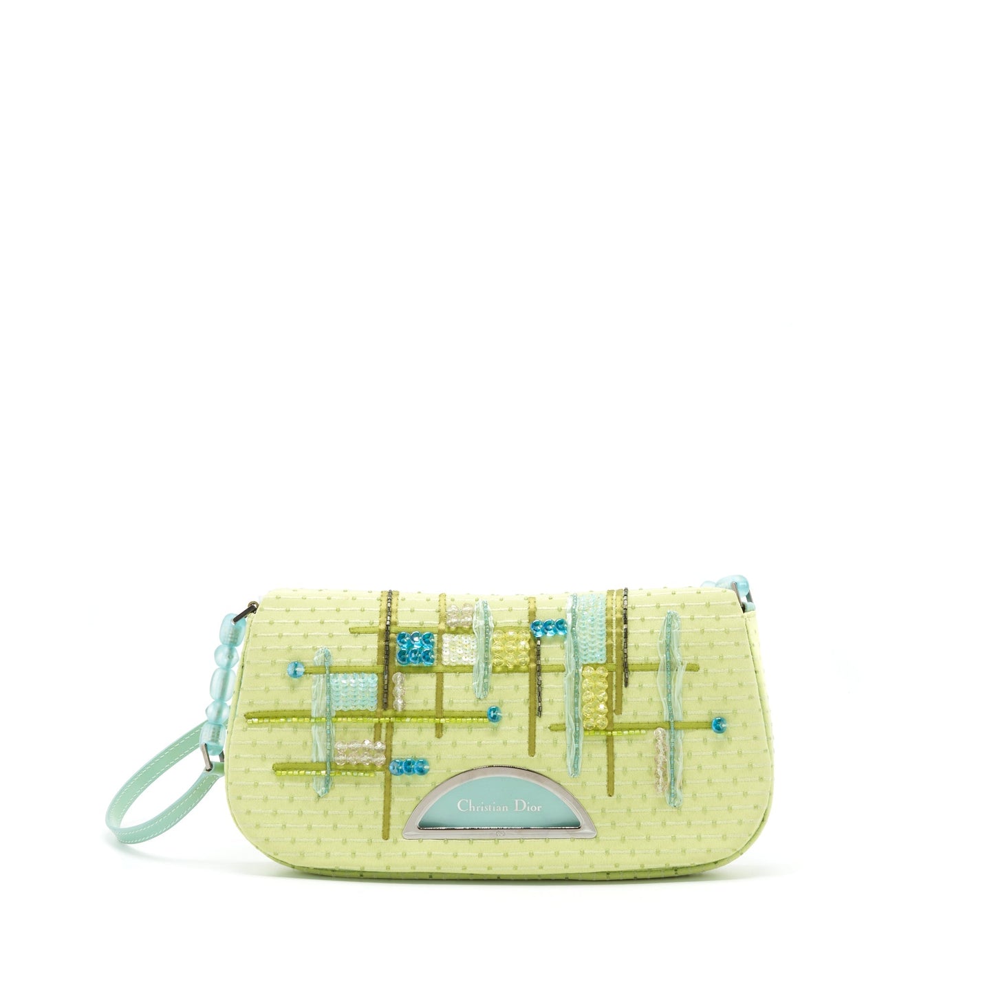 Dior Vintage Mini Purse Fabric/Patent Multicolour