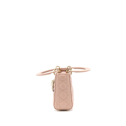 Dior Small Lady Dior My ABCDior Purse Lambskin Pink