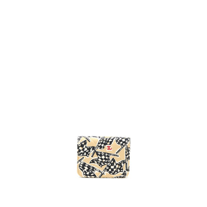 Chanel Mini Clutch with Chain Fabric Multicoloured LGHW (Microchip)
