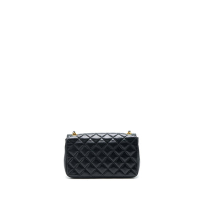 Chanel Vintage Mini Flap Bag Lambskin Black GHW