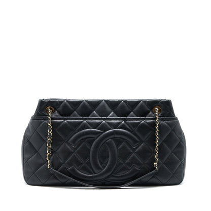 Chanel Matelasse Chain Tote Bag Caviar Black GHW