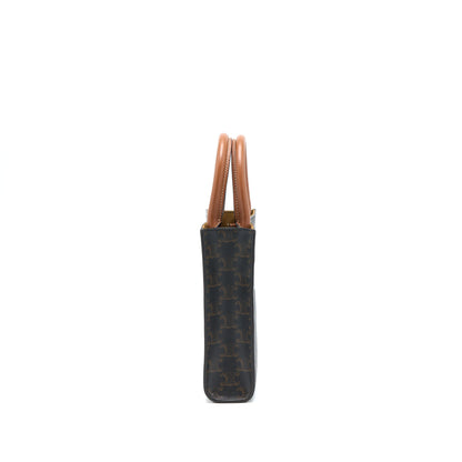 Celine Mini Vertical Cabas Triomphe Canvas