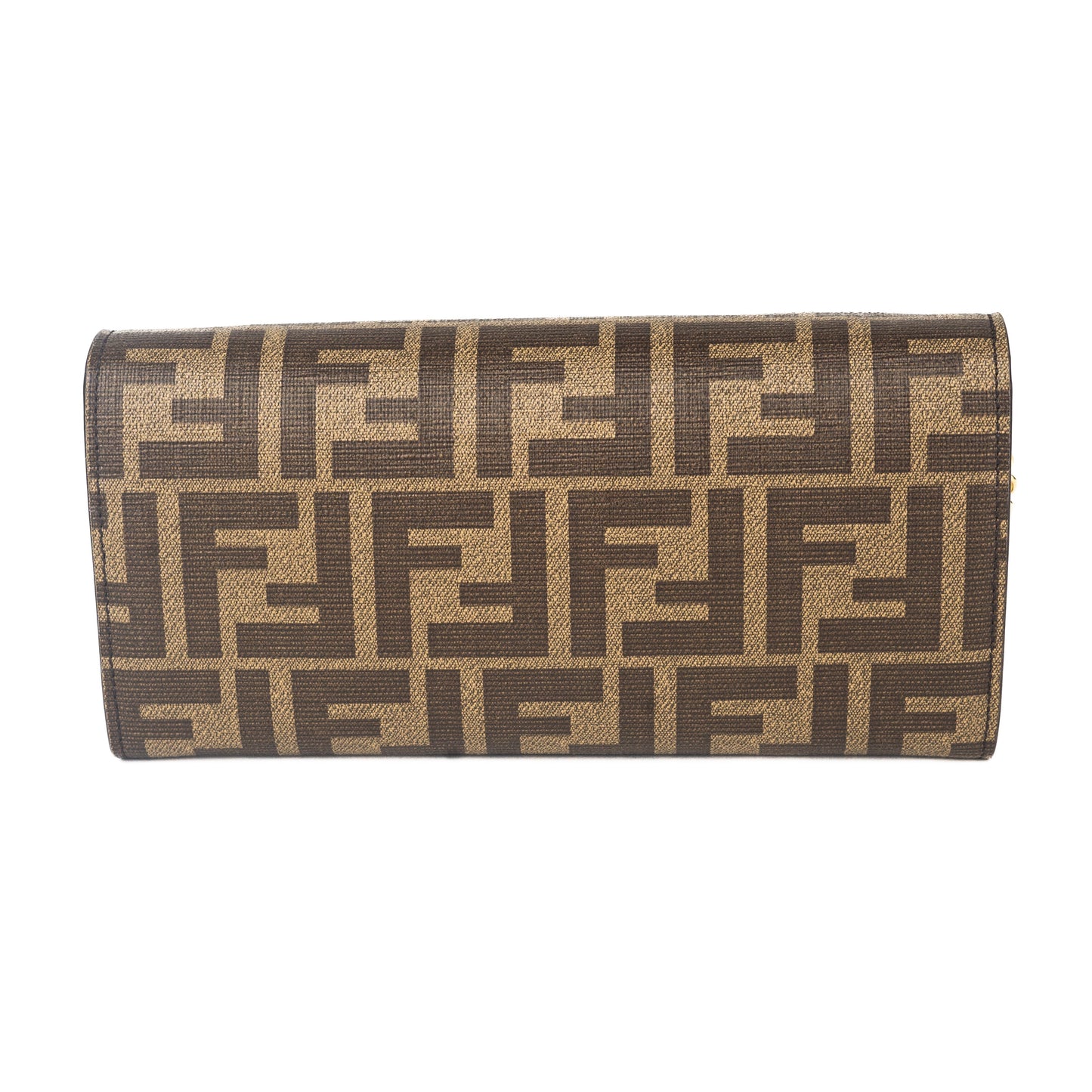 Fendi Continental Brown Wallet on Chain