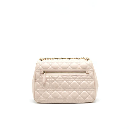 Christian Dior Cannage Leather Miss Dior Flap Bag in Light pink LGHW