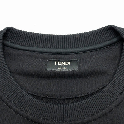 Fendi size print sweatshirt Viscose black
