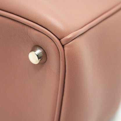 CHRISTIAN DIOR SMALL DIORISSIMO BAG DUSTY PINK/ PURPLER WITH SHW