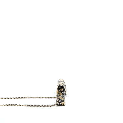 Chanel Mini Flap Bag with Chain Fabric Multicolour LGHW (Microchip)