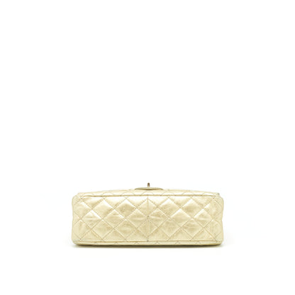 Chanel 2.55 Reissue 226 Double Flap Bag Gold GHW