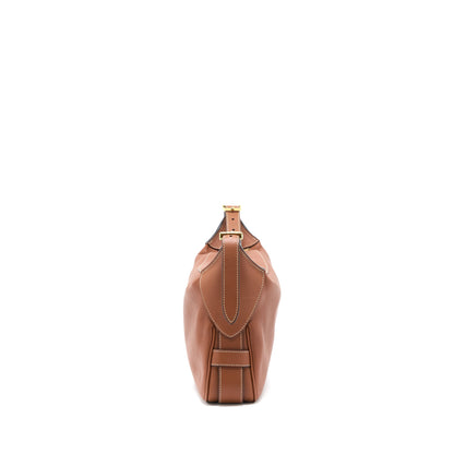 Celine Medium Romy Purse in Supple Calfskin Tan