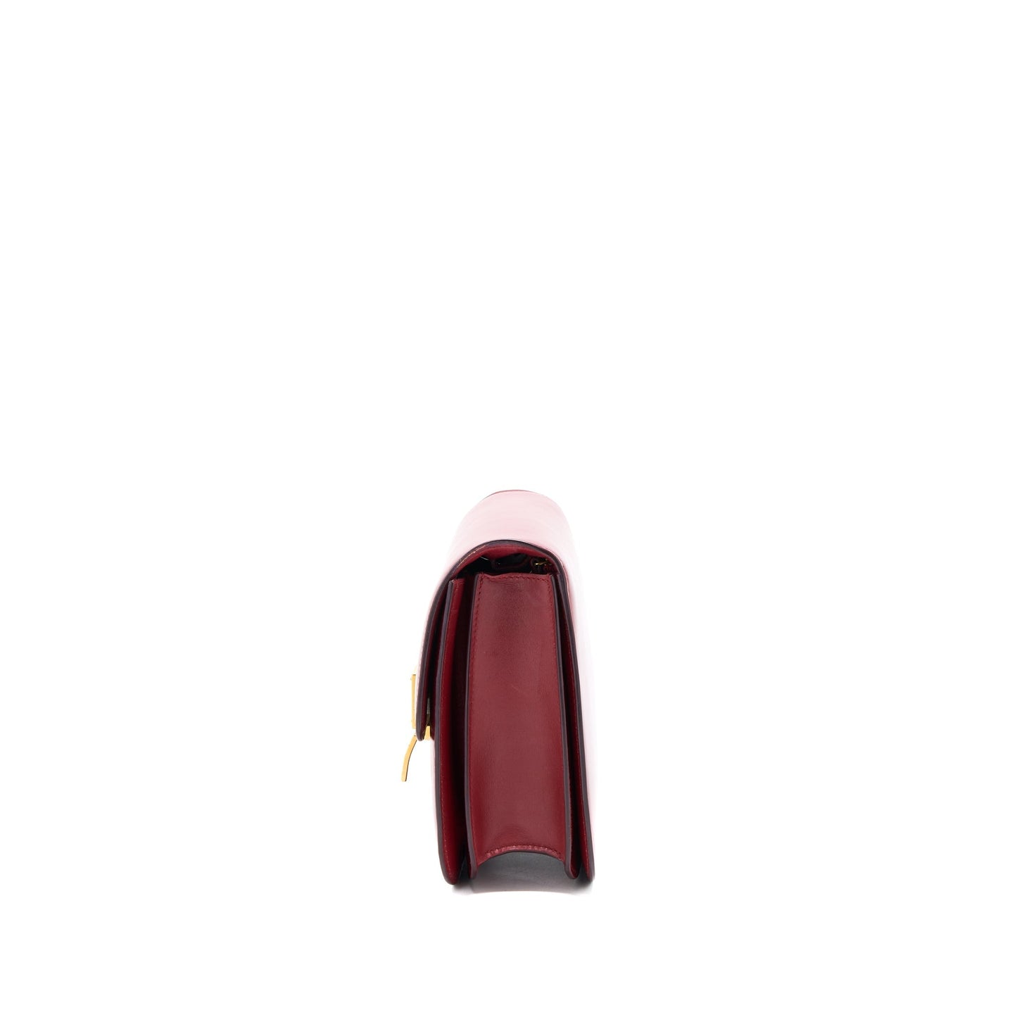 Celine Medium Classic Box Purse Calfskin Red