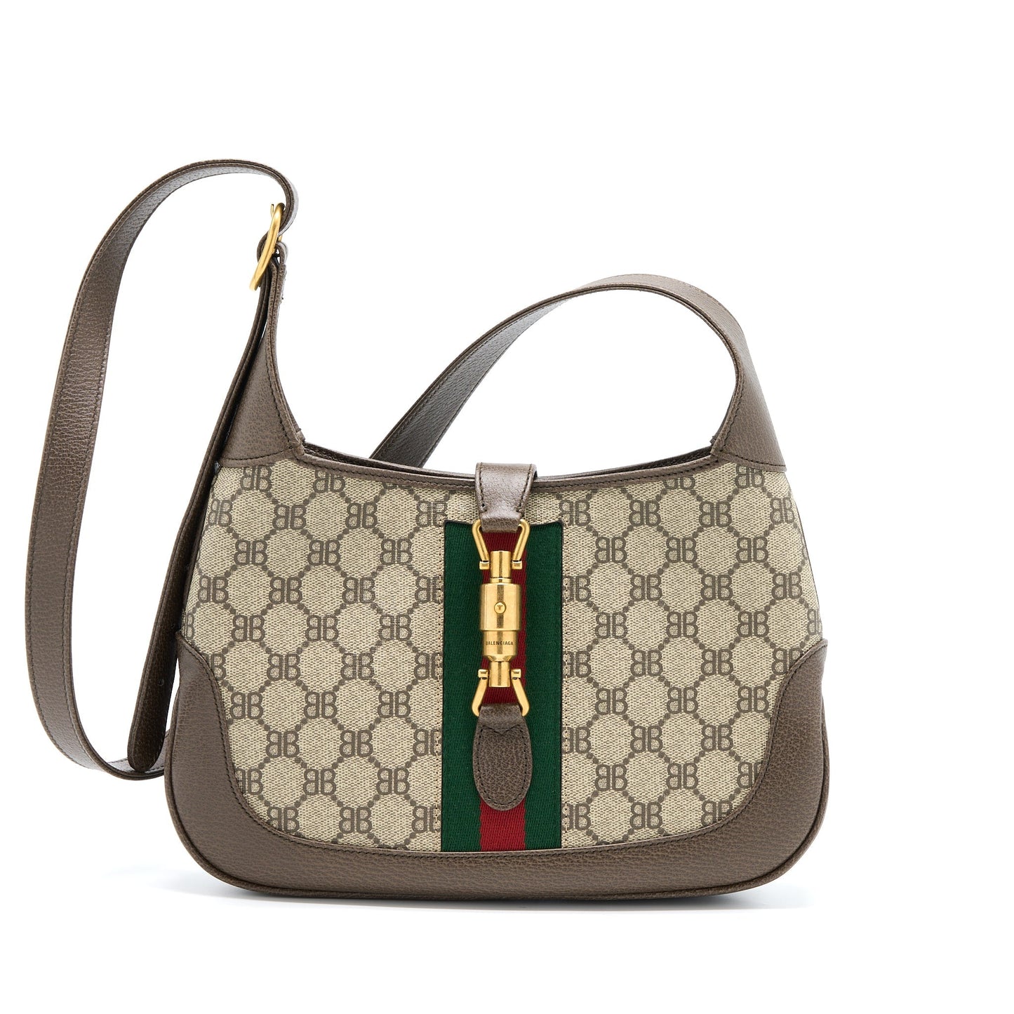 Gucci/Balenciaga Jackie Purse Supreme Canvas And Leather