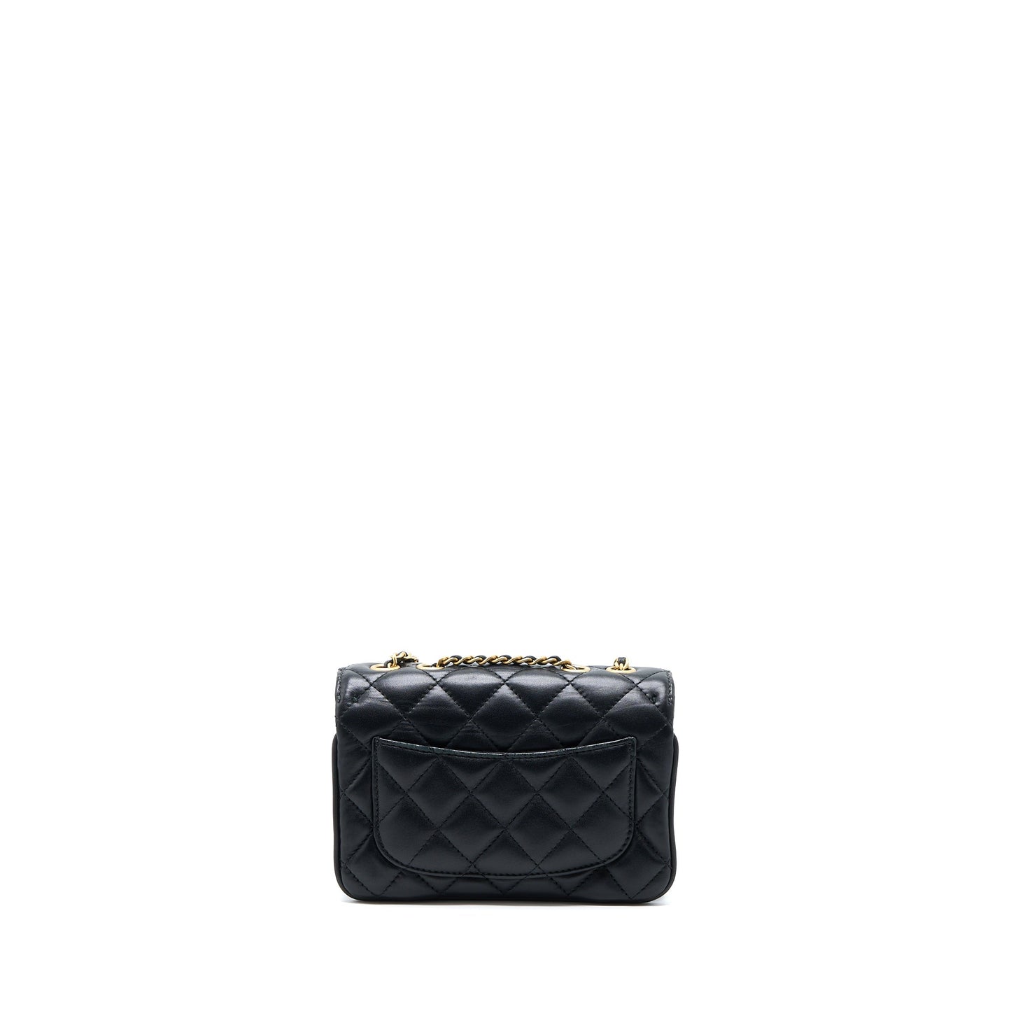 Chanel Seasonal Flap Bag Lambskin Black Brushed GHW