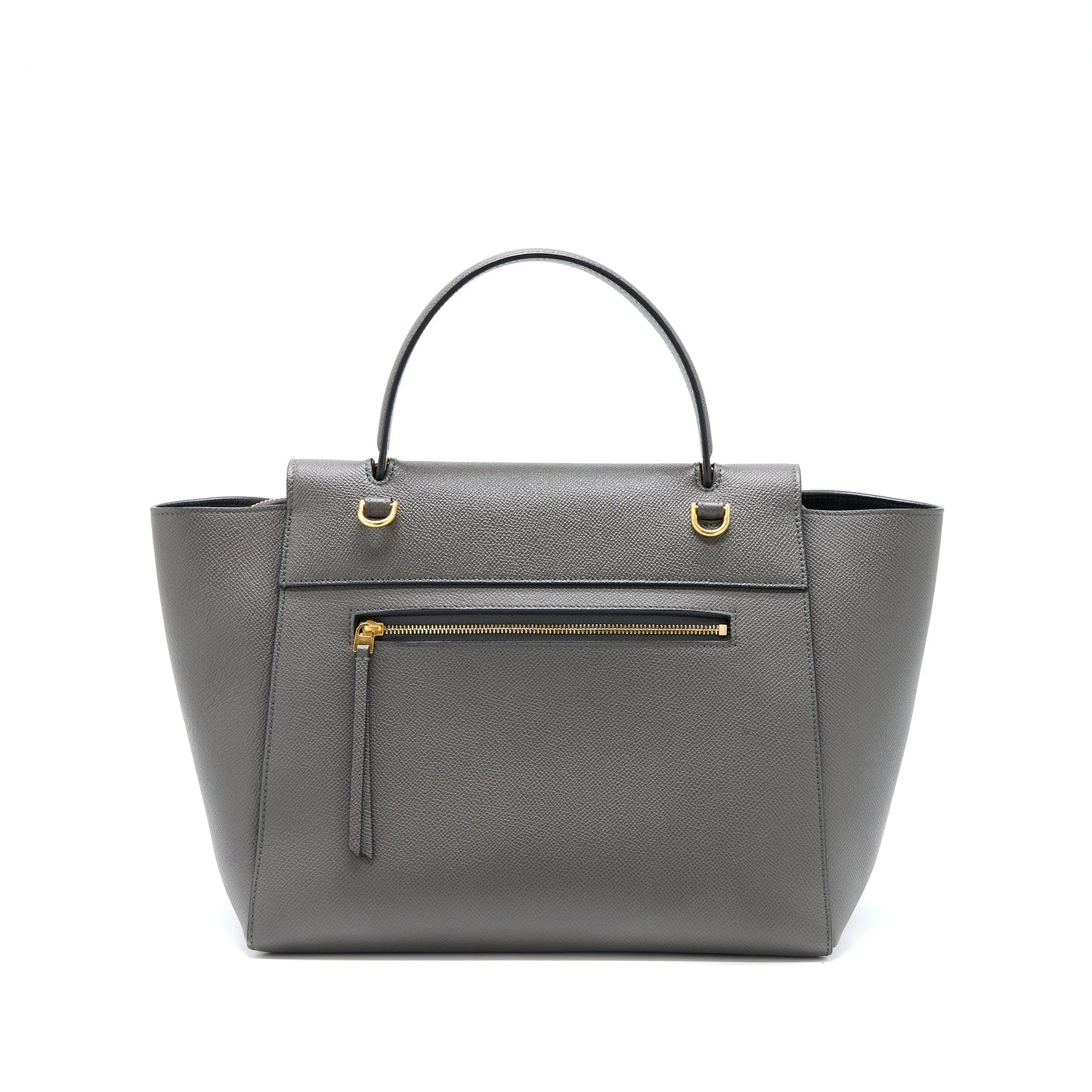 Celine Mini Belt Purse Grained Calfskin Grey