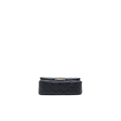 Chanel Pearl Crush Mini Rectangular Lambskin Black Brushed GHW (Microchip)