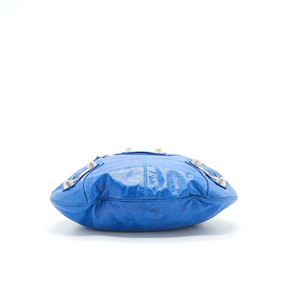 BALENCIAGA Motocross Giant Brief Purse Blue