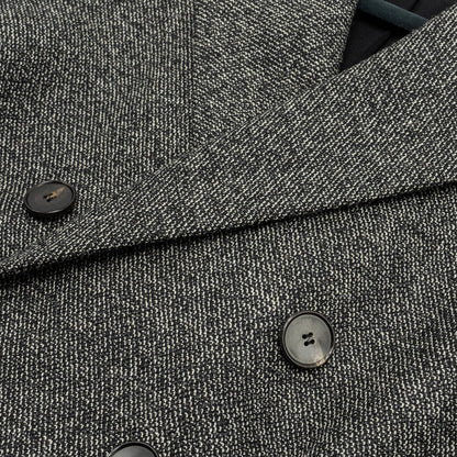 Dior Size 40 Sleeveless Dress/Vest with Belt Virgin Wool Grey