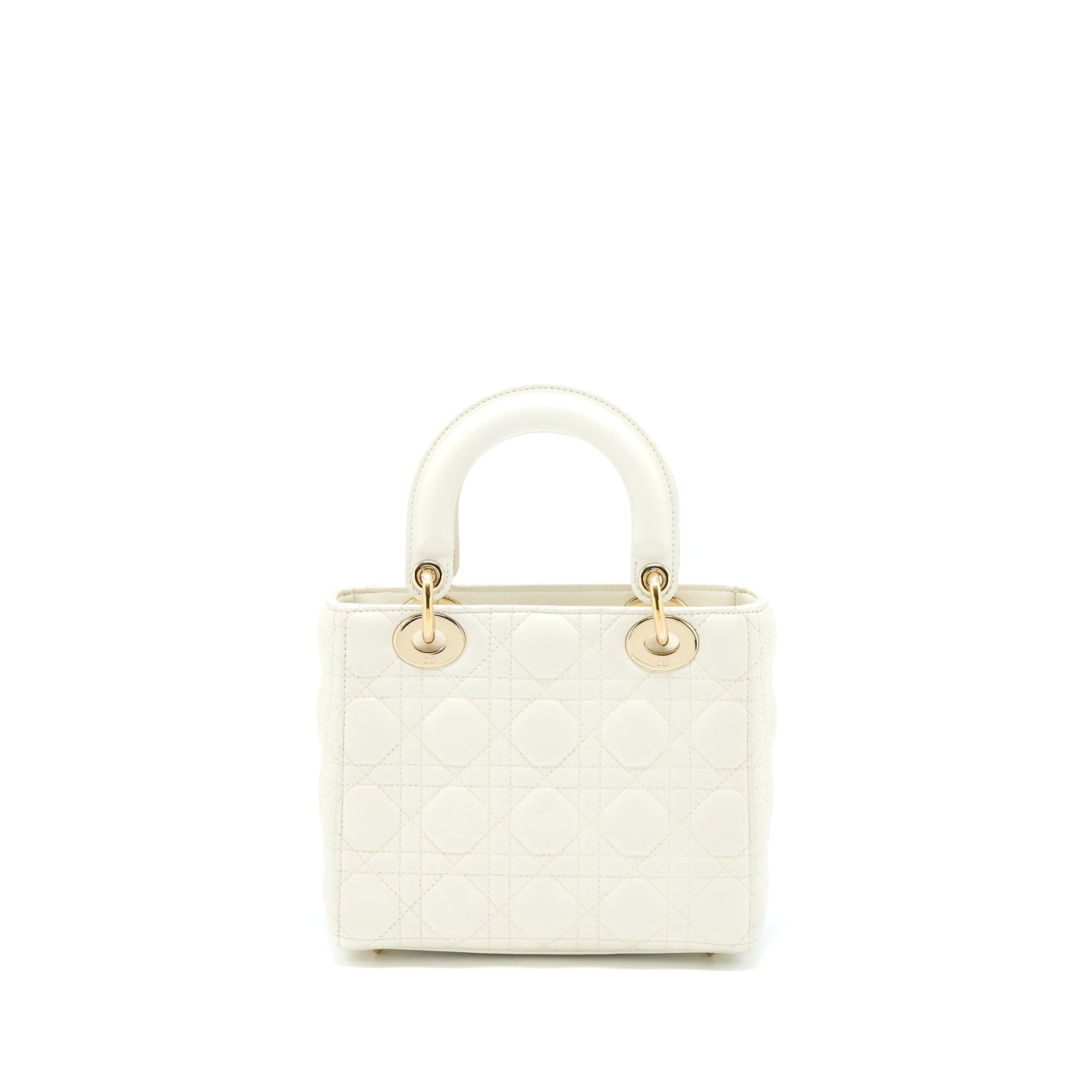 Dior Small Lady Dior Lambskin White