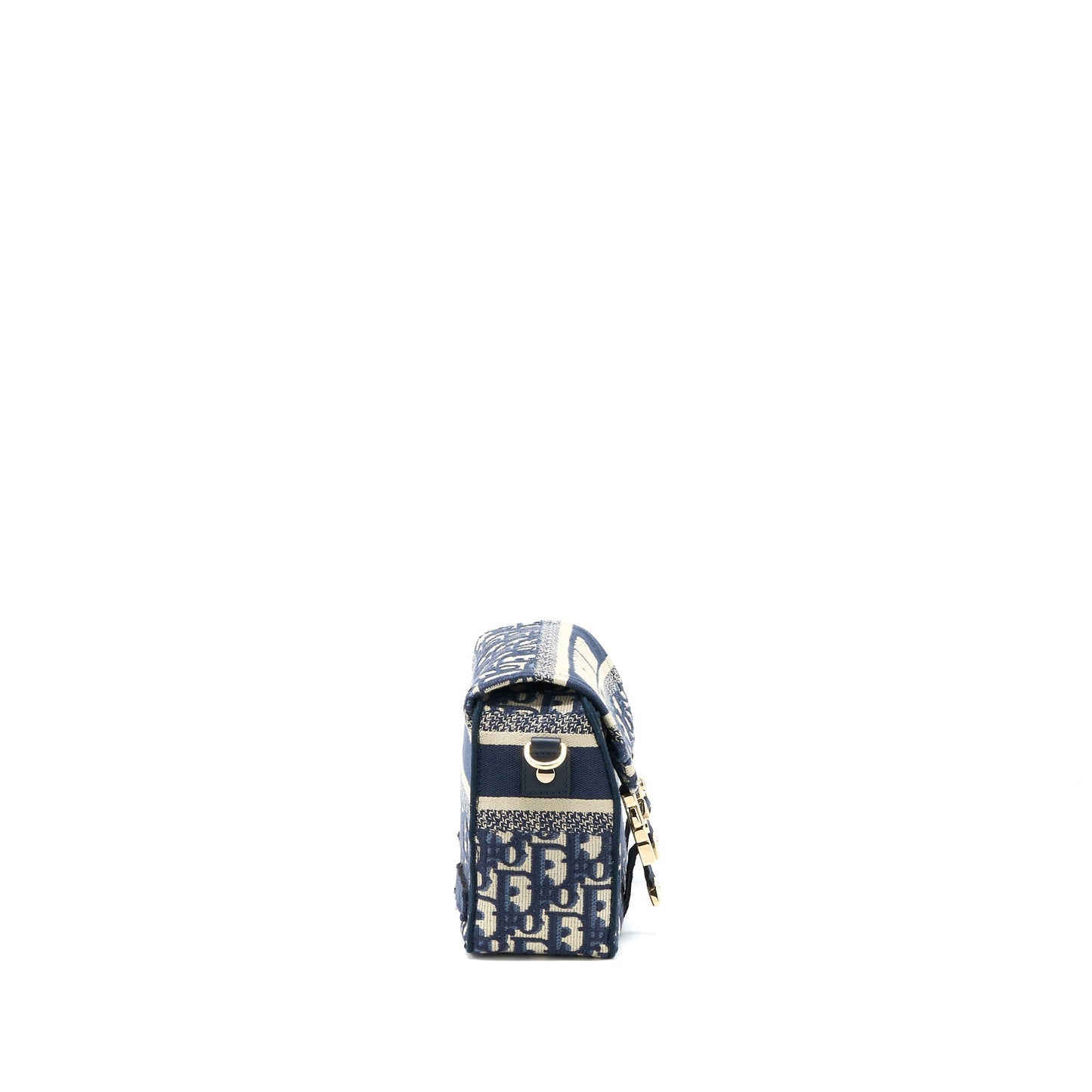 Dior Small Diorcamp Purse Blue Oblique Embroidery