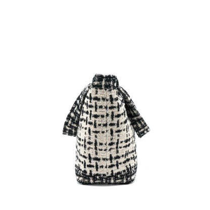 Chanel 22K Beach Bag with Towel Black/Ecru