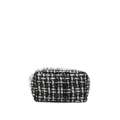 Chanel 22K Beach Bag with Towel Black/Ecru