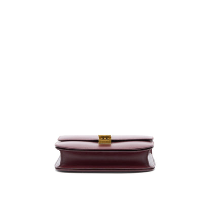 Celine Classic Medium Box Calfskin Burgundy