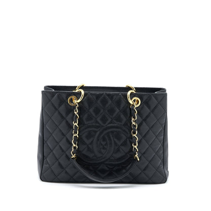Chanel Grand Shopping Tote / GST Caviar Black GHW