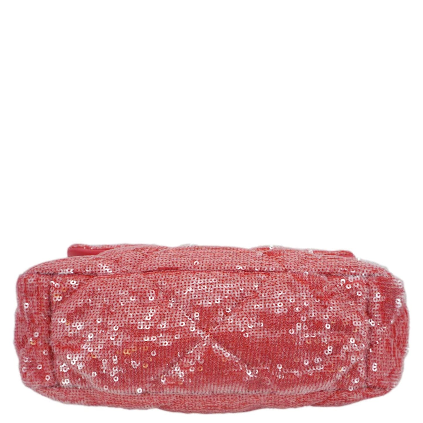 CHANEL 19 Medium Flap Quilted Sequin Shoulder Bag Hot Pink