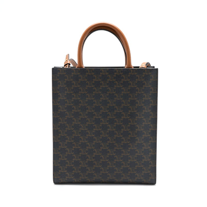 Luxury CELINE Vertical Cabas Triomphe Canvas