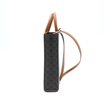 Luxury CELINE Vertical Cabas Triomphe Canvas