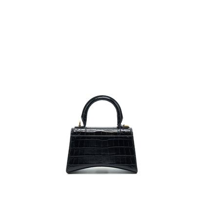 Balenciaga Hourglass Embossed calfksin black