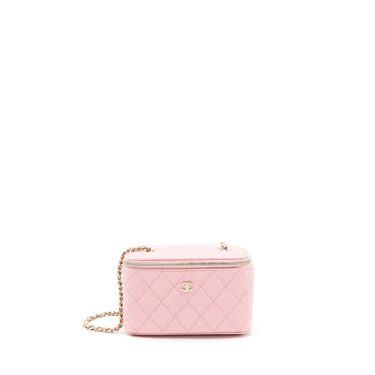 Chanel 22C Long Vanity with Chain Caviar Light Pink LGHW