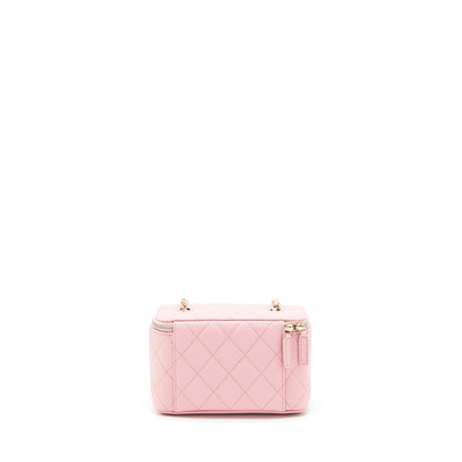 Chanel 22C Long Vanity with Chain Caviar Light Pink LGHW