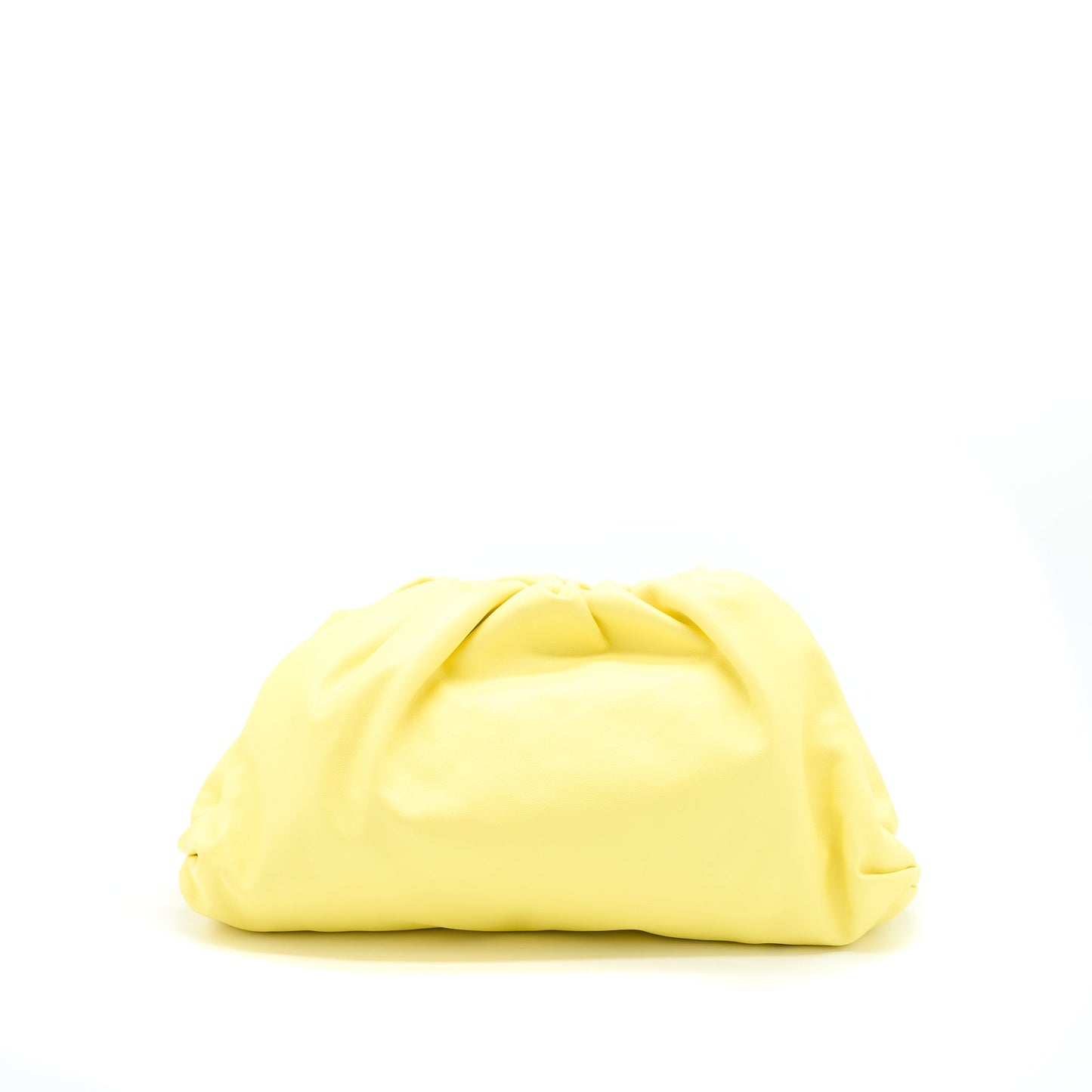 Bottega Veneta Clutch Calfskin Yellow