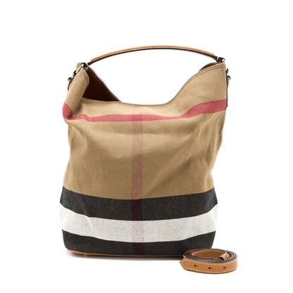 Burberry Bucket Purse Canvas Multicolour