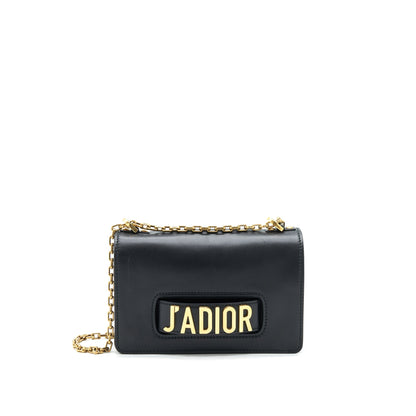 Dior Jadior Flap Purse / Clutch with Chain Black