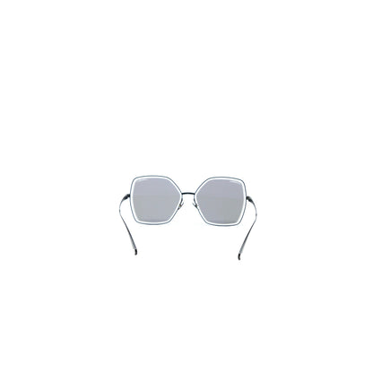 Chanel 4262 Butterfly Sunglasses Pearl Chain Black Black Hardware
