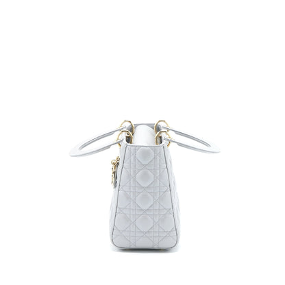 Dior Medium Lady Dior Lambskin Grey
